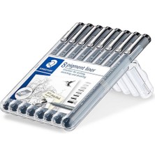 Staedtler Pıgment Liner Siyah 8 Li Set 308 Sb8