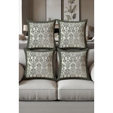 Dolce Mariee Dijital Baskılı Yumuşak Dokulu 4’lü Kırlent Kılıfı Takımı (43X43 Cm) KRL0032