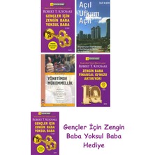 Alfa Yayınları Gençler Için Zengin Baba Yoksul Baba + Açıl Ufkum Açıl + Yönetimde Mükemmellik + Zengin Baba Fina...