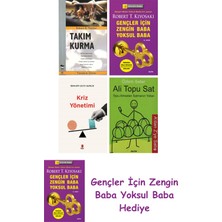 Alfa Yayınları Takım Kurma + Gençler Için Zengin Baba Yoksul Baba + Kriz  Yönetimi + Ali Topu Sat