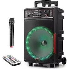 Kimiso Kımıso QS-1343 30W  Bluetooth Speaker Karaoke Uzaktan Kumandalı 12" 295X225X510MM Usb-Fm