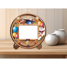 Altınuç Art Design 14X14 cm Uv Baskılı Mezuniyet Kadın Fotoğraf Çerçevesi V4 Mdf