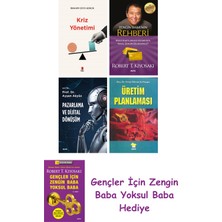 Alfa Yayınları Kriz  Yönetimi + Zengin Baba’nın Rehberi + Pazarlama ve Dijital Dönüşüm + Üretim Planlaması