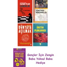 Alfa Yayınları Hizmetkar Liderlik (Cep Boy) + Yönetimde Mükemmellik + Dünyaya Açılmak + Üretim Planlaması