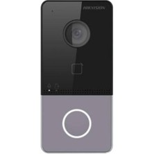 Hikvision DS-KV6113-WPE1 Dış Ünite Villa Tipi Dokunmatik Tekli Ip Interkom Zil Paneli