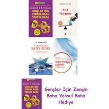 Alfa Yayınları Gençler Için Zengin Baba Yoksul Baba + Kriz  Yönetimi + Tecrübesizliğin Şansındır + Ikinci Medya ...