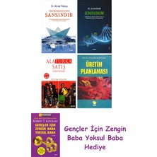Alfa Yayınları Tecrübesizliğin Şansındır + Genoekonomi + Alaturka Satış Stratejileri + Üretim Planlaması