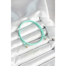 Skygo Mıknatıslı Turkuaz Renk Sarmal Kadın Bileklik - TJ-BB6973