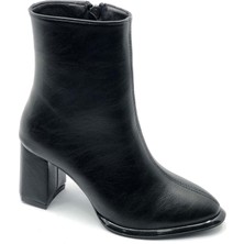 Kocamanlar Feles Dikiş Detaylı Klasik Topuklu Kadın Bot