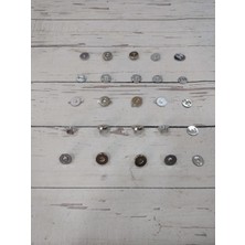 Metal Geçirmeli Çanta Mıknatısı Çıtçıt 2cm (10 Adet)