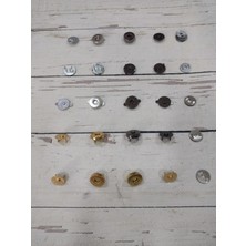 Metal Geçirmeli Çanta Mıknatısı Çıtçıt 2cm (10 Adet)