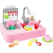 30 Parça Modern Lavabo Pilli Su Devridaimli Oyuncak Iq Geliştirici Oyuncak Sulu Bulaşık Seti