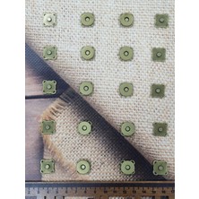 Metal Dikmeli Çanta Mıknatısı Çıtçıt 1.5cm (10 Adet)