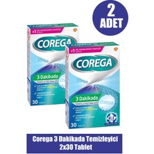Seddar Collection Corega 3 Dakikada Temizleyici 30 Tablet 2 Adet