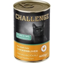 İsmiyle Al Challenge Tavuklu Ciğerli Yetişkin Konserve Kedi Maması 400 gr