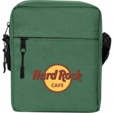 Zepplin Giyim Hard Rock Cafe Omuz Çantası Fermuarlı Yeşil Renk