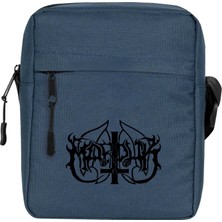 Zepplin Giyim Marduk Logo Omuz Çantası Fermuarlı Lacivert Renk