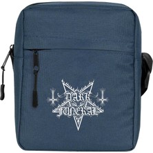 Zepplin Giyim Dark Funeral Omuz Çantası Fermuarlı Lacivert Renk