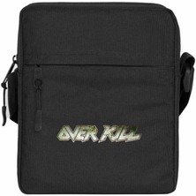 Zepplin Giyim Overkill Logo Omuz Çantası Fermuarlı Siyah Renk