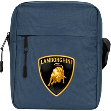 Zepplin Giyim Lamborghni Classic Omuz Çantası Fermuarlı Lacivert Renk