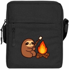 Zepplin Giyim Camp Cute Omuz Çantası Fermuarlı Siyah Renk
