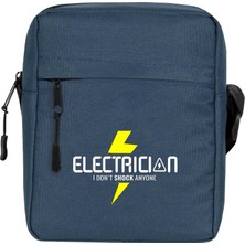 Zepplin Giyim Elektrikçi Omuz Çantası Fermuarlı Lacivert Renk