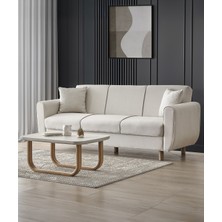 Kagu Flavia 3'lü Kanepe Salon, Oturma Odası Yataklı Bazalı