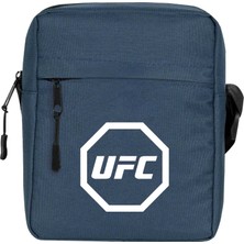 Zepplin Giyim Ufc Logo Omuz Çantası Fermuarlı Lacivert Renk