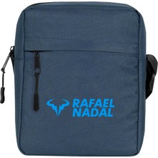 Zepplin Giyim Rafael N. Blue Logo Text Omuz Çantası Fermuarlı Lacivert Renk