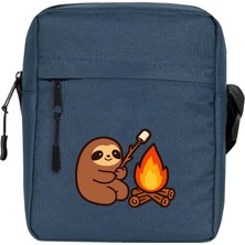 Zepplin Giyim Camp Cute Omuz Çantası Fermuarlı Lacivert Renk