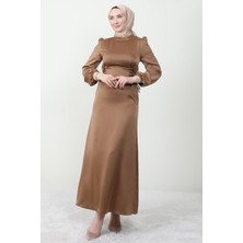 Giza Store Sahra Tesettür Elbise Karamel