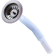 Özbest Geniş Ağızlı Tırnaklı Körüklü Lavabo Sifon