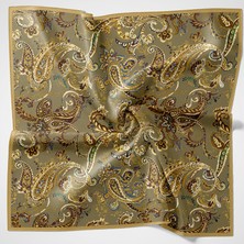 Piramit Naturel Eşarp | Ateş Çiçeği