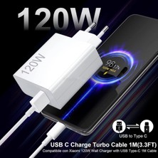 Bowie 120w Turbo Şarj aleti type-c ultra hızlı şarj seti akım sıcaklık korumalı super charger adaptörü