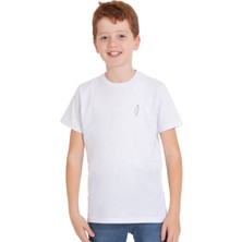 Zaytoon Tişört Çocuk Kısa Kollu Filistin Haritası Nakışlı Dijital Baskılı Unisex Pamuklu