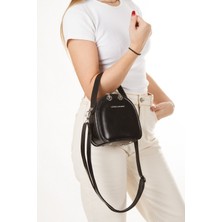 Newish Polo Kadın Deri Uzun Askılı El ve Omuz Çantası – Siyah – NEWPOLO363