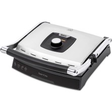 Fakir Taste N Joy Inox Tost Makinesi 2000 W Granit Pişirme Plakaları ile Geniş Kapasite