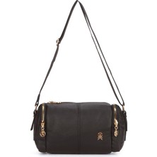 Newish Polo Kadın Deri Uzun Askılı El ve Omuz Çantası – Siyah – NEWPOLO369