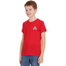 Zaytoon Unisex Çocuk Kısa Kollu Yan Renki Kübbet'ü Sahra Nakışlı Tişört