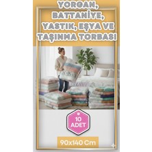 Erfa Plastik Ambalaj 90X140 cm 1.kalite Naylon Torba Büyük Boy Kalın Yorgan Yastık Battaniye Poşeti Eşya Koymalık