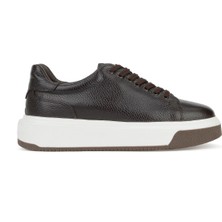 Ziya, Erkek Hakiki Deri Ayakkabı 1531023Z1002 Kahve