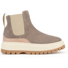 Ziya, Kadın Hakiki Deri Bot 1531020Z194022 Vizon