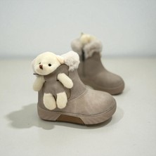 Rexba Kaymaz Taban Fermuarlı Kız Erkek Bebek Çocuk Kışlık Bot