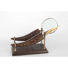 Mikasa Moor Kahverengi Gold Büyüteç Masa Seti 31X20CM