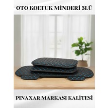 Hyundai Santafe cm 2006-2012 - 5 Kişiliktakım Koltuk Minderi Siyahderi Mavidikiş