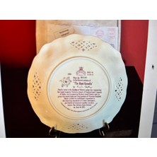 TT 1990 Ingiliz Crown Davenport The Royal Camellıa Kutusunda Porselen Tabak 20 cm