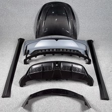 Bimbo Tesla Model Y Yf Uyumlu Body Kit (Karbonfiber Kaput+Spoiler) 2021-2024