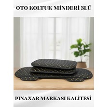 Mercedes E W212 2009-2016 Makyajlı Takım Koltuk Minderi Siyahderi Sarıdikiş