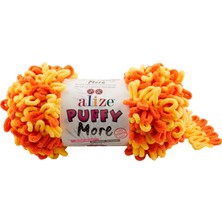 Alize 2 Adet Puffy More El Örgü Ipliği (2 x 150 Gram) 6547