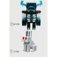Minecraft Warden ve Rabbit Tavşan Set Hareketli Eklemli Figür